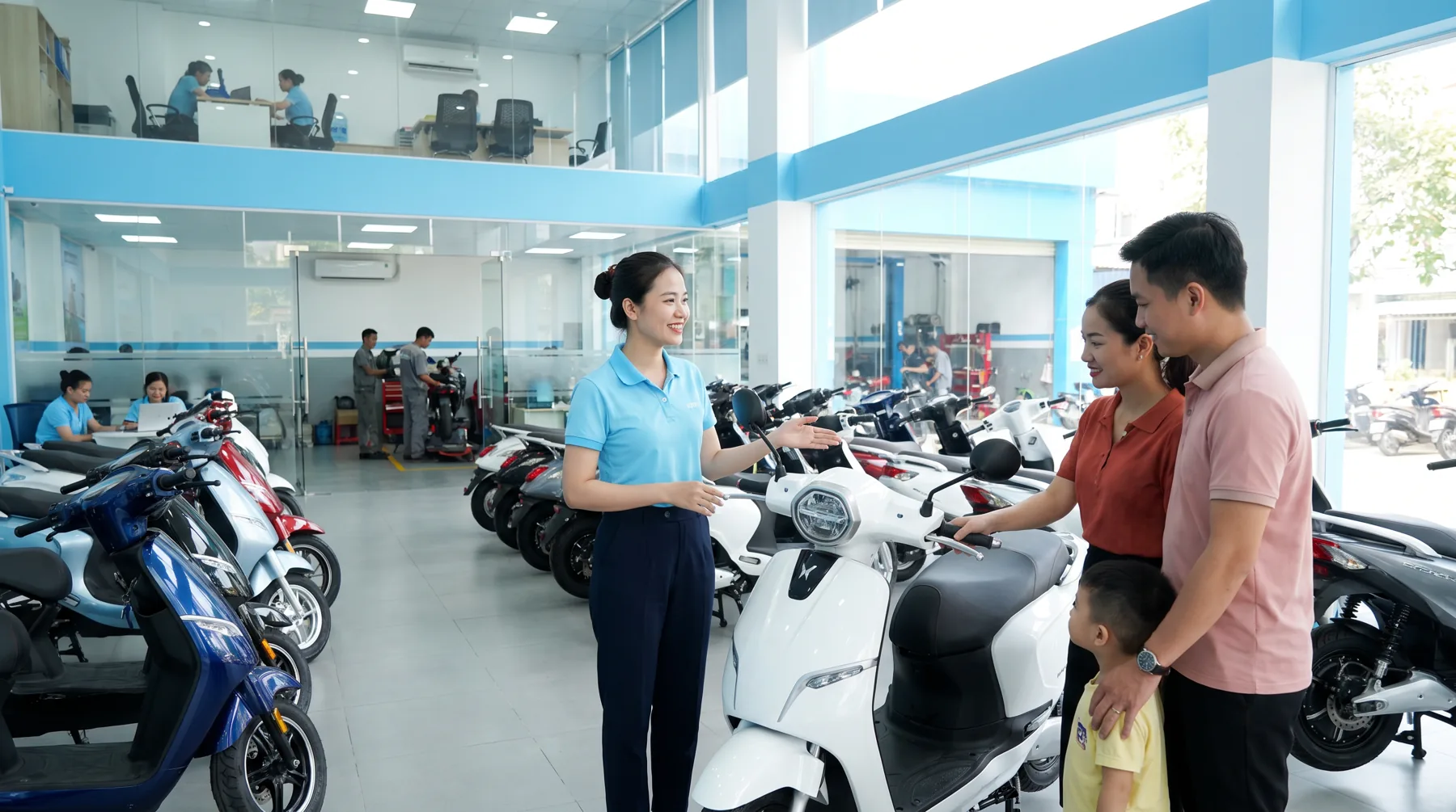 Showroom điểm trung tâm